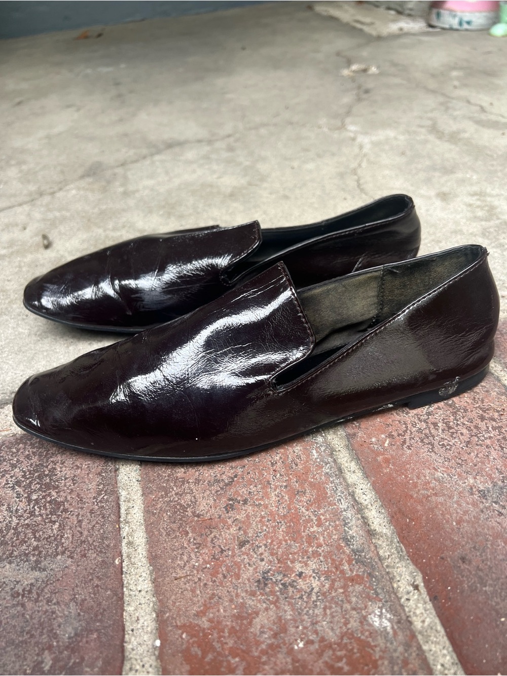 Zara Oxblood Loafers